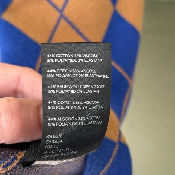 Urban Outfitters Argyle‎ Knit Sweater Mini Dress Size Medium NWT - Picture 8 of 14